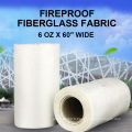 6 oz x 60 tissu en fibre de verre ignifuge large